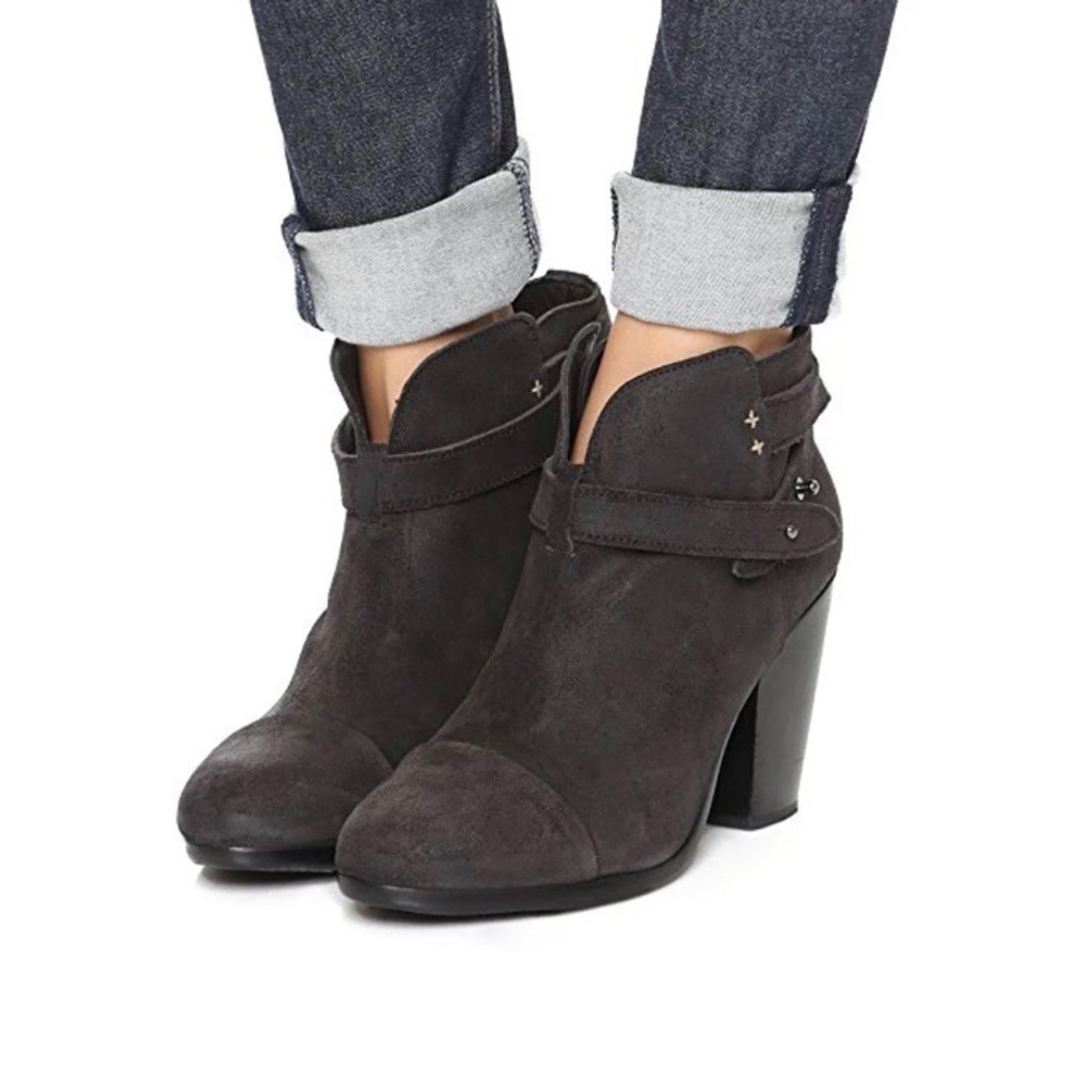 Rag & Bone Harrow Suede Ankle Booties
